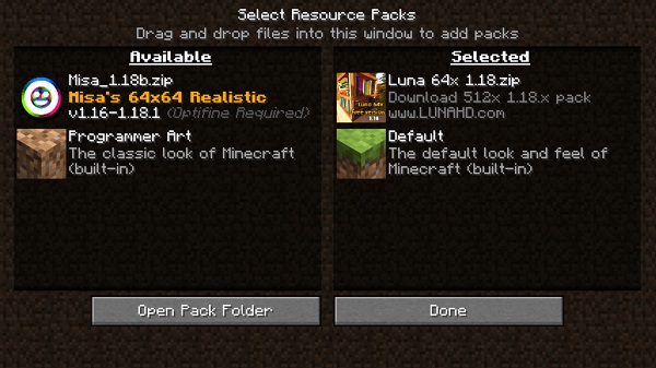 how to install resource packs minecraft server