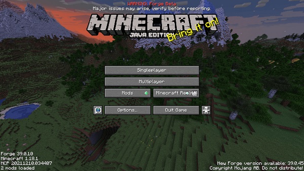 Forge Mod 1.18.2 (Modding API) - Latest Version for Minecraft