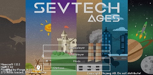 Sevtech Ages Modpack