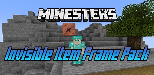 invisible item frame command minecraft pe