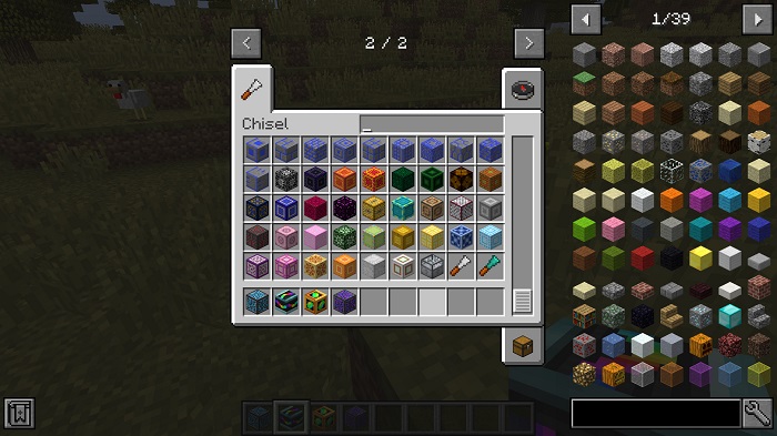minecraft chisel and bits