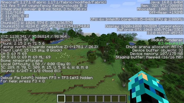 sodium minecraft 1.18.2