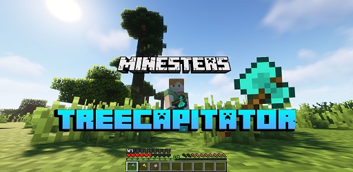 Tree Capitator mod MCPE 1.17 Free Download