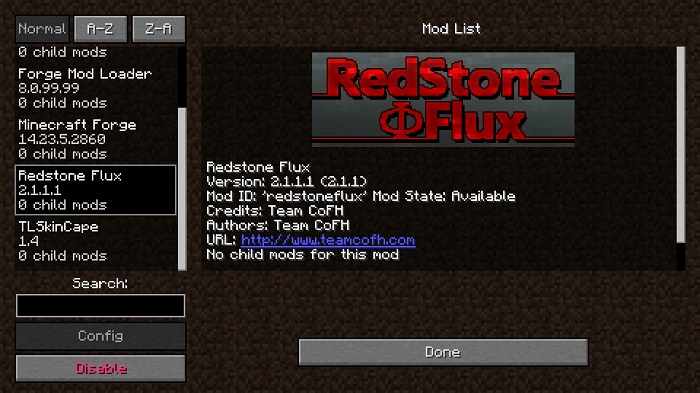 redstone flux mod